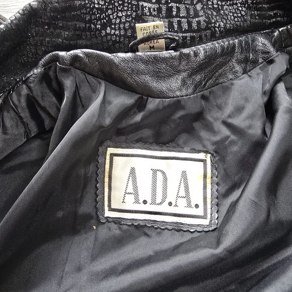 Men's Black Leather Jacket - Picture 11 of 13